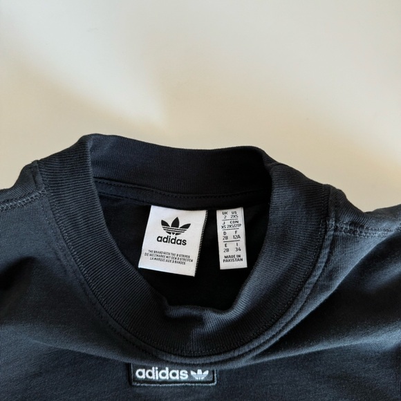 NWOT adidas Cropped Tee - Picture 9 of 13